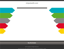 Tablet Screenshot of ninjastealth.com